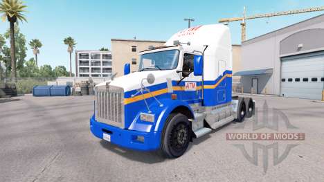 La piel CAJERO automático en el camión Kenworth  para American Truck Simulator