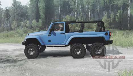Jeep Wrangler (JK) 6x6 crawler para Spintires MudRunner