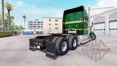 La piel Verde de Oro en el camión Kenworth W900 para American Truck Simulator