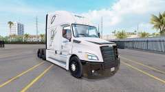 La piel de Swift en el tractor Freightliner Cascadia para American Truck Simulator