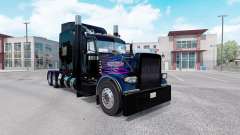 La piel de color Púrpura-la llama rosa para el camión Peterbilt 389 para American Truck Simulator