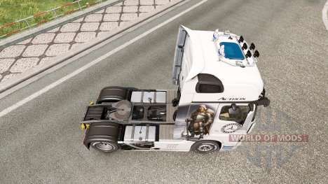 Скин Guerrero Vikingo на Mercedes-Benz Actros MP para Euro Truck Simulator 2