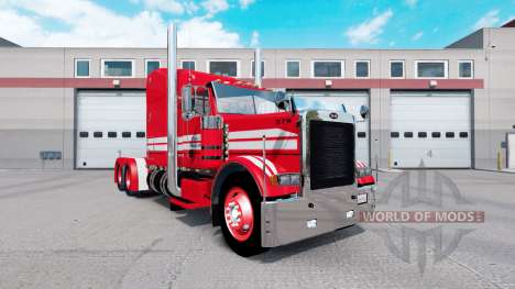 Piel Roja en Rollin Transporte Peterbilt 379 tra para American Truck Simulator