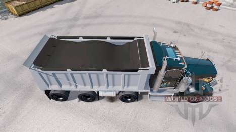 Kenworth W900 dump truck v1.1 para American Truck Simulator
