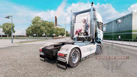 Final Fantasy de la piel para el camión Scania R para Euro Truck Simulator 2