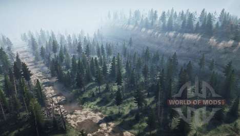 La fuerte Subida en las llanuras para Spintires MudRunner