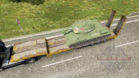 Semitrailer with cargo T-34-85 para Euro Truck Simulator 2