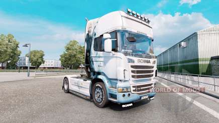 Final Fantasy de la piel para el camión Scania R-series para Euro Truck Simulator 2