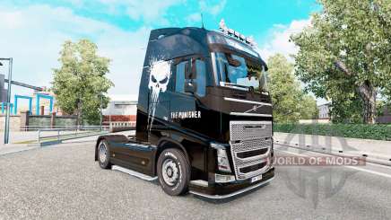 La piel Punisher para el camión Volvo FH-serie para Euro Truck Simulator 2
