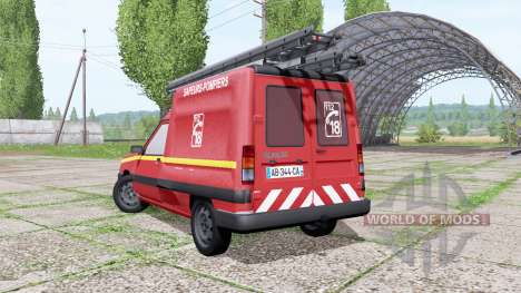 Renault Express Sapeurs-Pompiers para Farming Simulator 2017