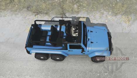 Jeep Wrangler (JK) 6x6 turbo para Spintires MudRunner