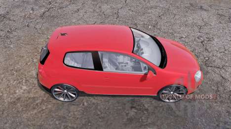 Volkswagen Golf GTI 3-door (Typ 1K) 2004 red para Farming Simulator 2013