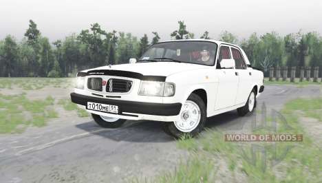 GAZ 3110 Volga v1.1 para Spin Tires