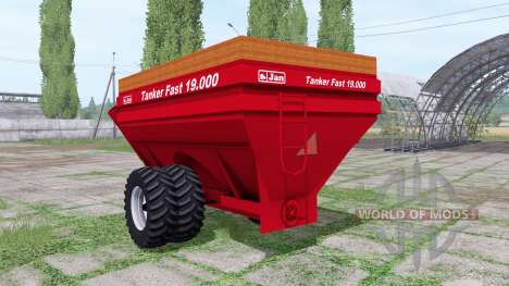 Jan Tanker Fast 19.000 para Farming Simulator 2017