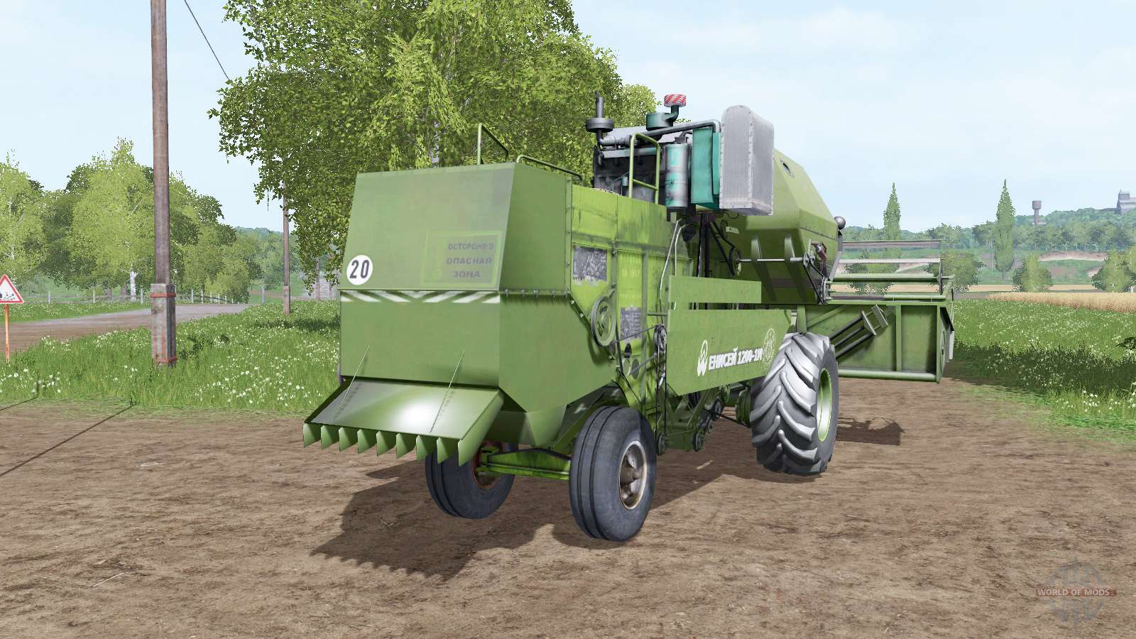 Yenisei 1200 1m V1 3 Para Farming Simulator 2017
