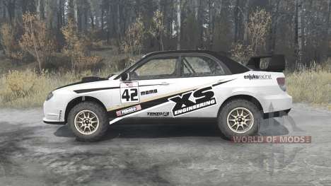 Subaru Impreza WRX STi (GDB) 2007 Rally para Spintires MudRunner