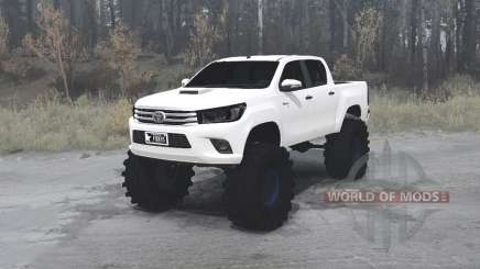 Toyota Hilux Double Cab 2016 para MudRunner