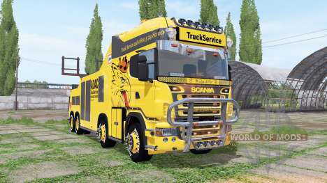 Scania R500 tow truck para Farming Simulator 2017