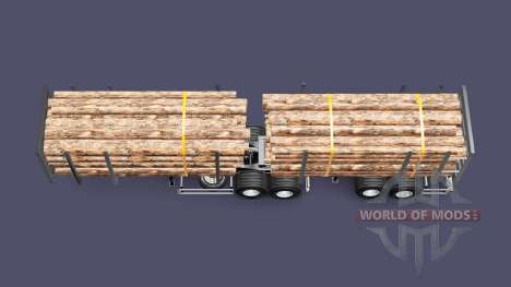 Metalesp Bitrem Florestal para Euro Truck Simulator 2