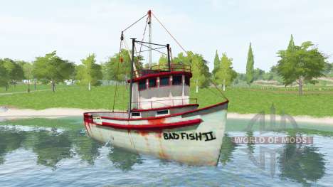 Buque de pesca para Farming Simulator 2017