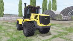 Kirovets K 744Р4 amarillo v1.1 para Farming Simulator 2017