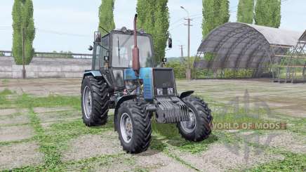 Belarús MTZ 1025 azul para Farming Simulator 2017