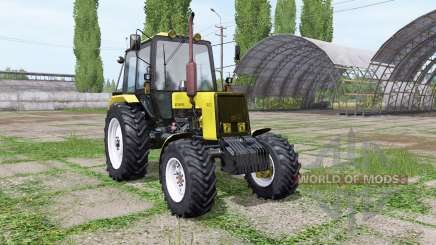 Belarús MTZ 1025 amarillo para Farming Simulator 2017