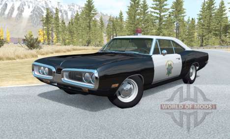 Dodge Coronet California Highway Patrol para BeamNG Drive