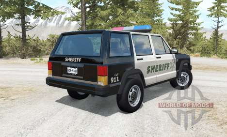 Jeep Cherokee Police para BeamNG Drive