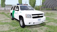 Chevrolet Tahoe (GMT900) 2007 US Border Patrol para Farming Simulator 2017