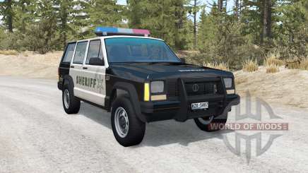 Jeep Cherokee Police skins pack para BeamNG Drive