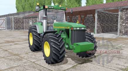 John Deere 8400 more realistic para Farming Simulator 2017