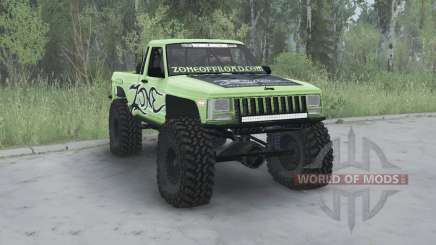Jeep Comanche (MJ) 1984 lifted para MudRunner